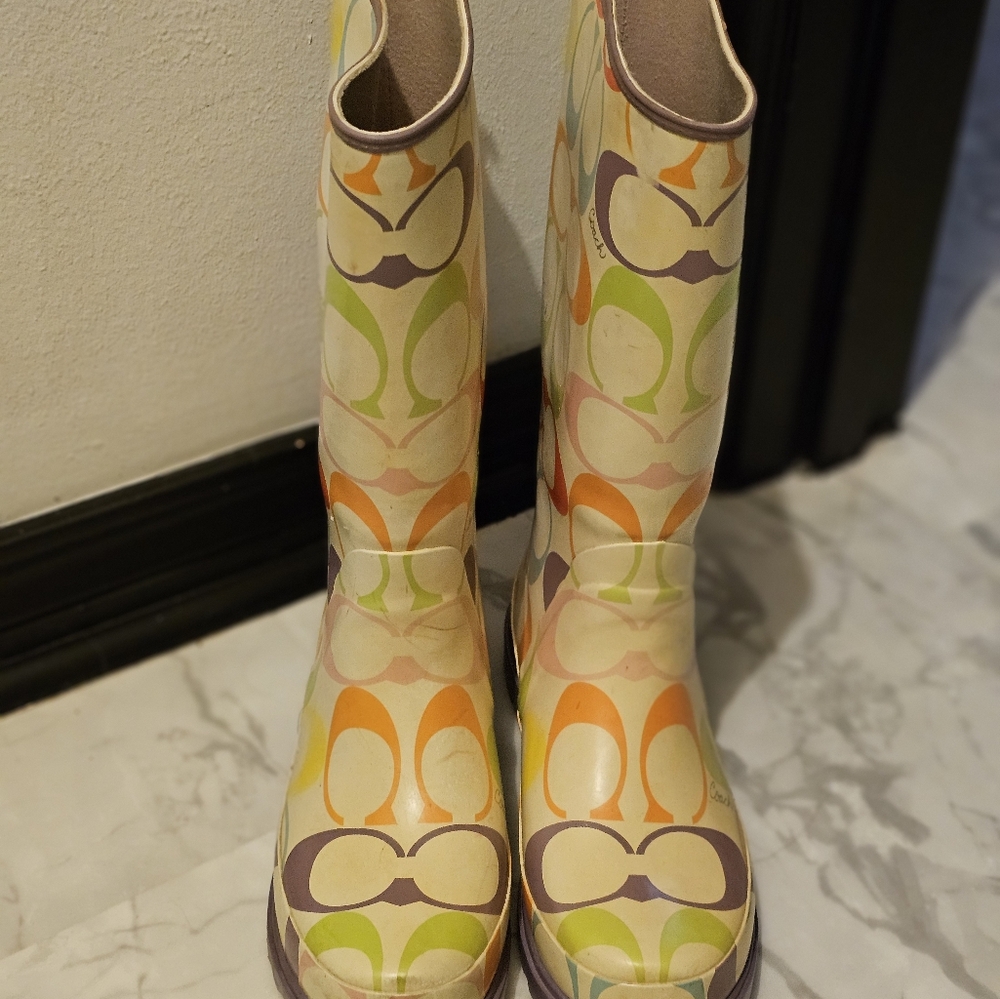 Coach Rain Boots - Picture 3 of 3